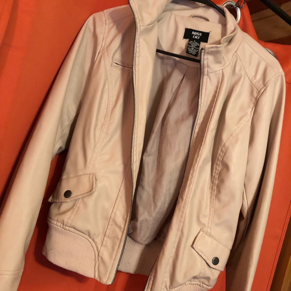 Pink Leather Jacket - Picture 2 of 2